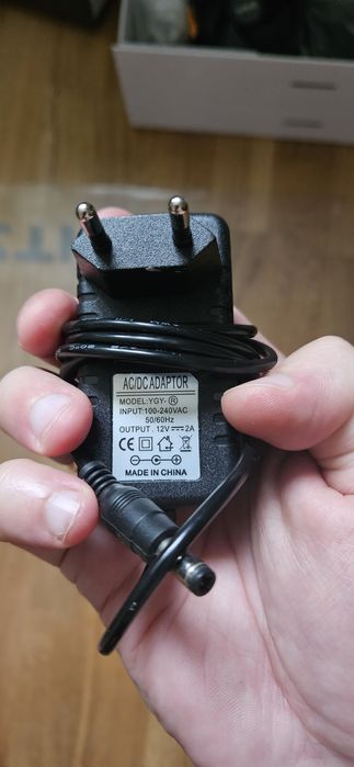 Блок живлення 12V 2A (12 вольт 2 ампери) для роутера, Т2, LED