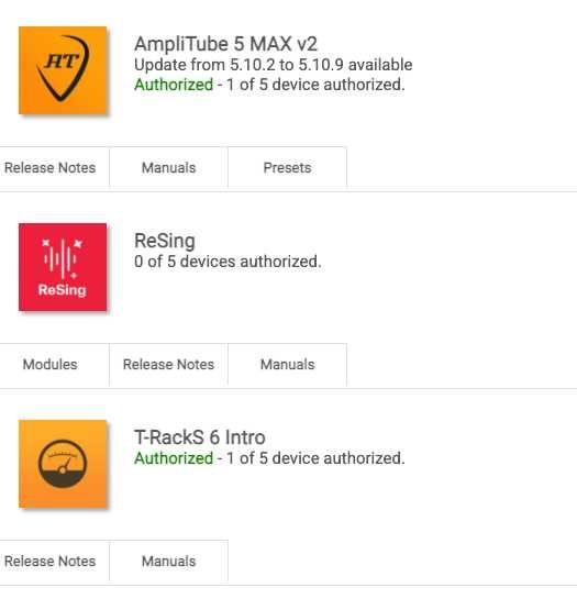 Продам акаунт IK Multimedia з повним пакетом Total Studio 4 MAX