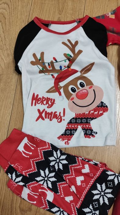 Zestaw świątecznych ubrań dla dziewczynki 98/104 paczka H&M i inne