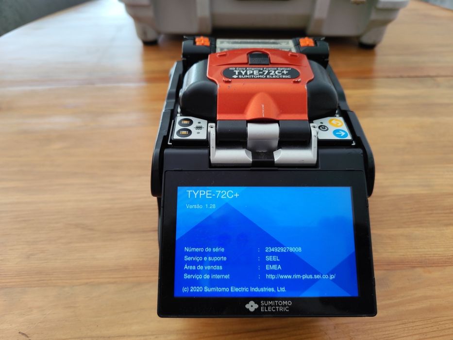 Maquina de fusão de fibra ótica Sumitomo 72C+