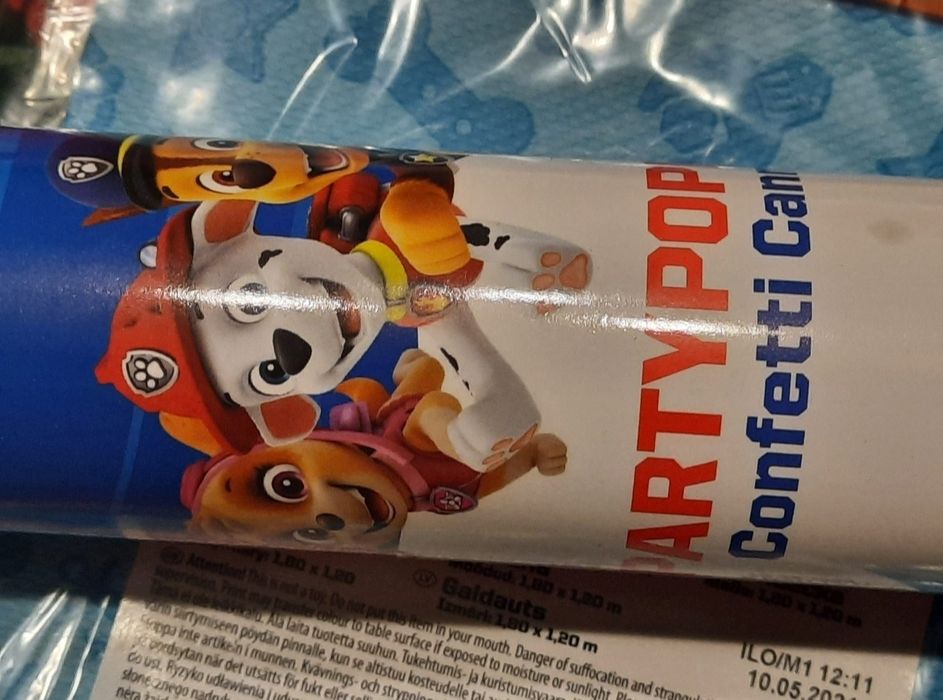 Podwójny zestaw imprezowy dla dzieci psi patrol