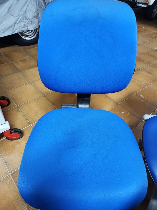 cadeiras de escritório c/ hidráulico erodado