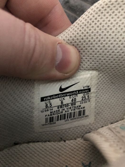 NIKE AIR MAX 90 (39) 25-25.5см женские кроссовки белые оригинал максы