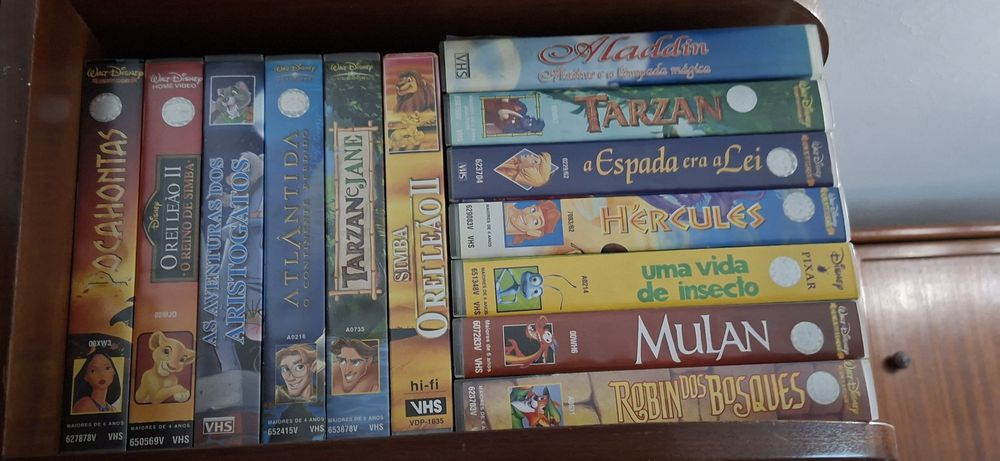 Conjunto de Cassetes VHS