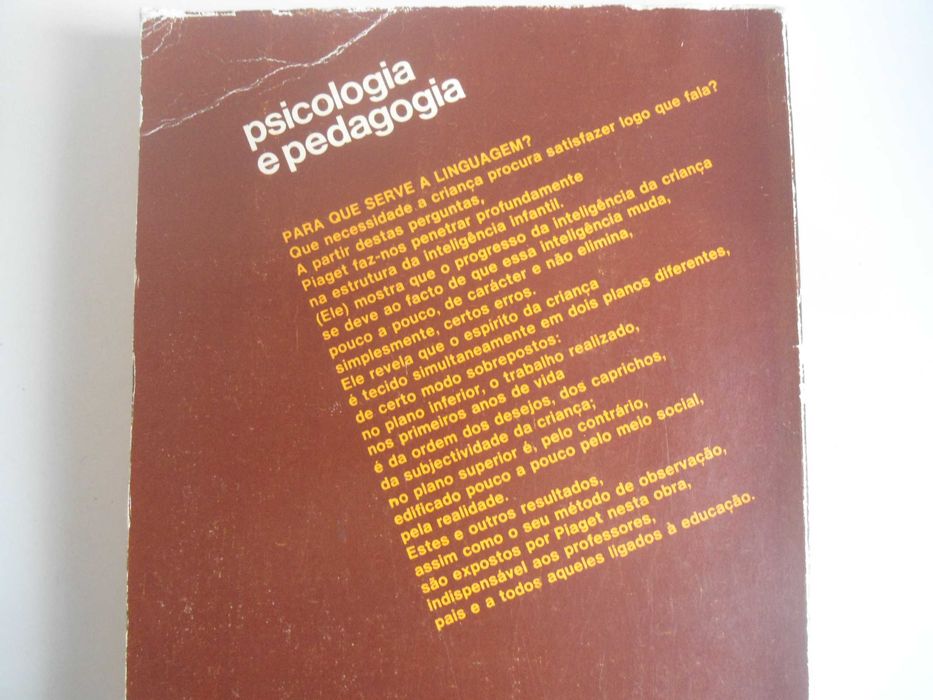 A linguagem e o pensamento da criança por Jean Piaget