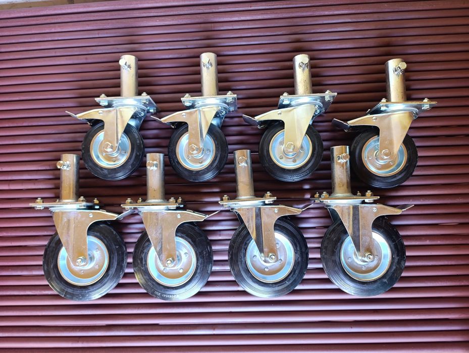 Koła z hamulcem do Rusztowania Warszawskiego Fi160 Fi200