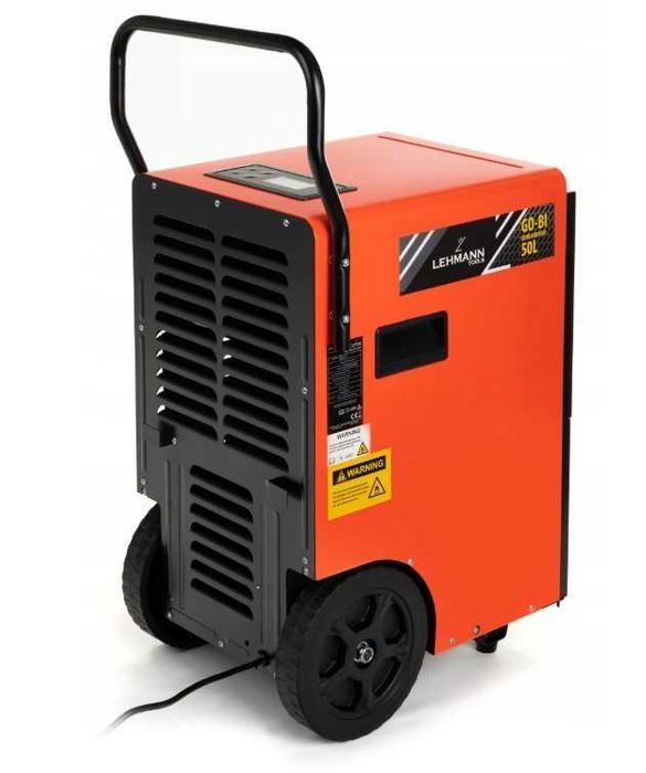 BUDOWALNY Osuszacz powietrza 900W Wilgoci Lehmann 50L/24H Przemysłowy