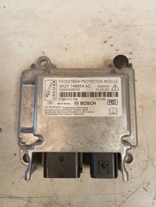 Módulo Centralina Proteção Peões / Capô Jaguar XF (Ref: 9X2314B651AC)