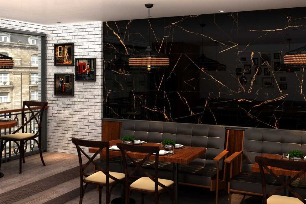Tanie płytki ceramiczne MARKINIA GOLD 60×120 High Glossy imitacja kamienia marmuru