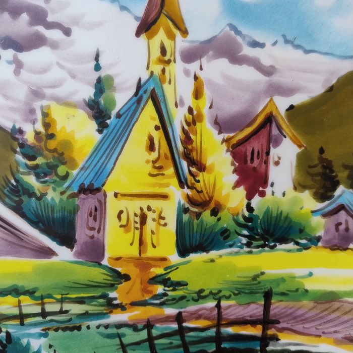 Декоративная настенная тарелка Германия 23 см диаметр