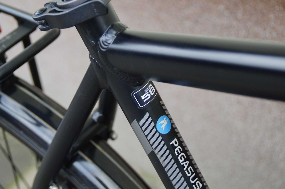 Rower trekkingowy Pegasus tarcze hydraulika