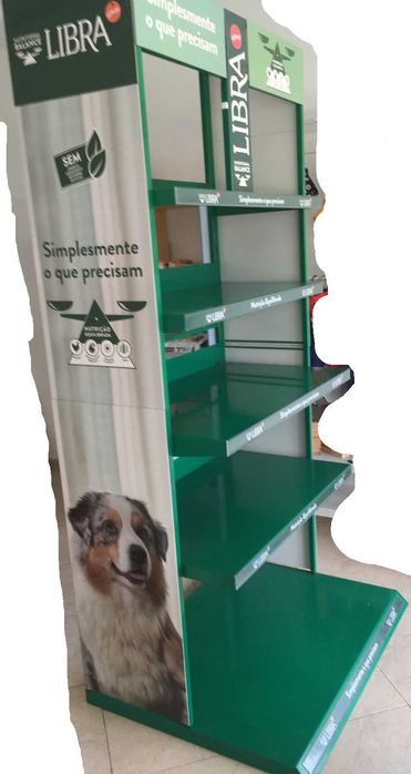 expositor, estante, prateleiras de minimercado