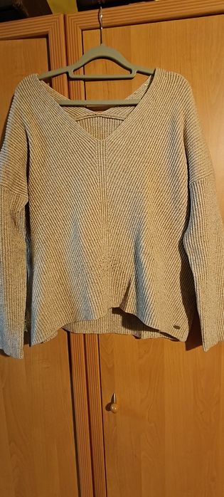 Sweter beżowy L/XL