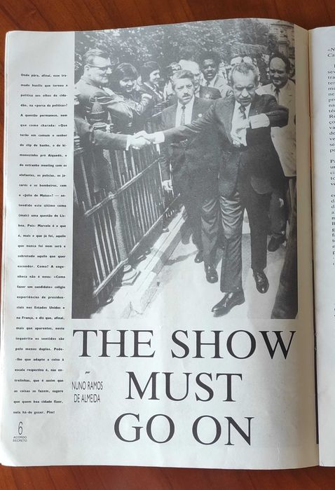 Acordo Secreto. 1989