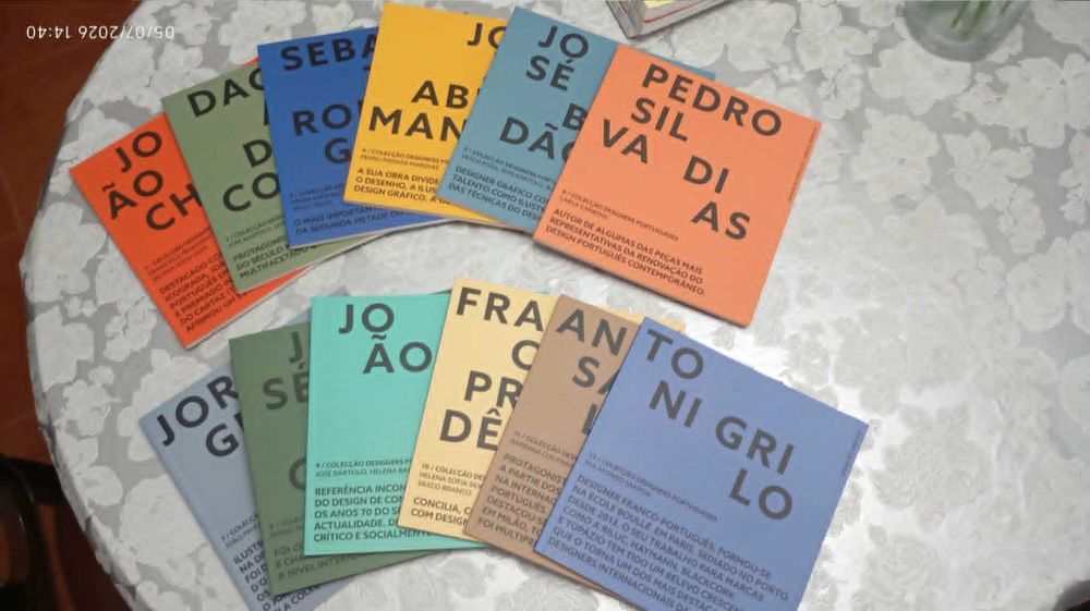 Coleção Designers Portugueses - 12 Livros