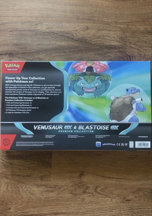Pokémon TCG: Venusaur EX & Blastoise EX Premium Collection