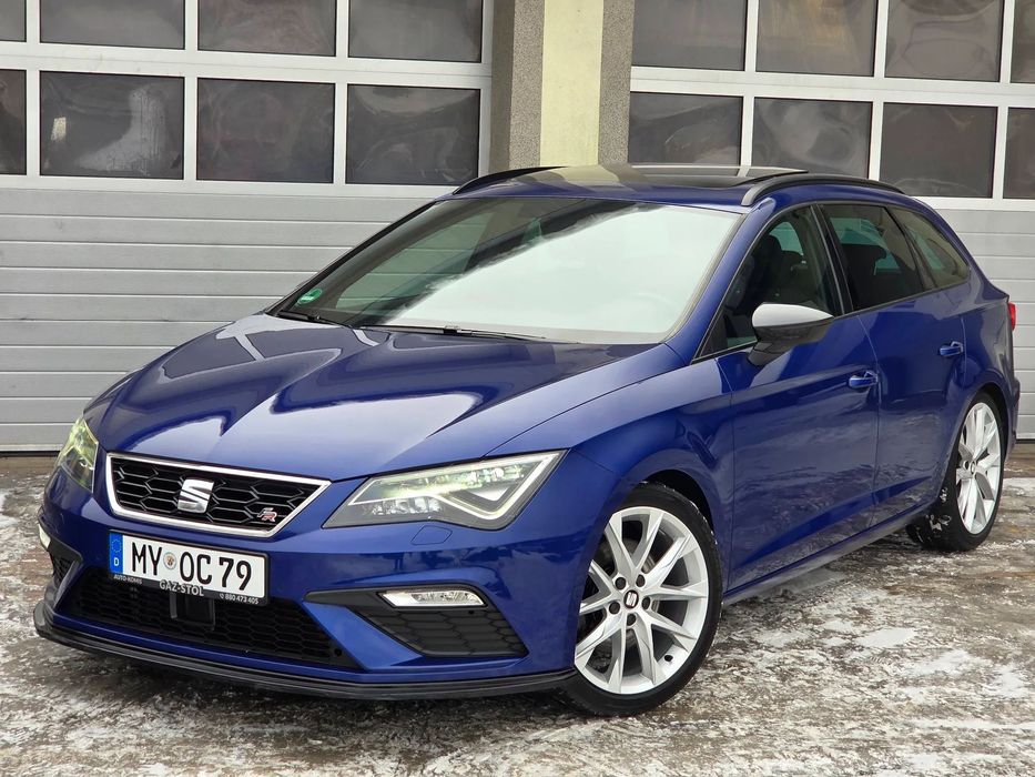 Seat Leon 2.0TDI 184km 2xPdc Temp Aktywny Navi FULL LED CarPlay Ory Lakier 1-Wła