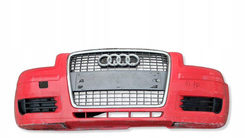 zderzak przód przedni audi a3 8p lift duży grill kompletny