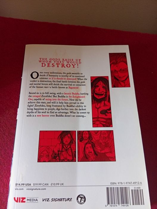 Livro manga Record of ragnarok