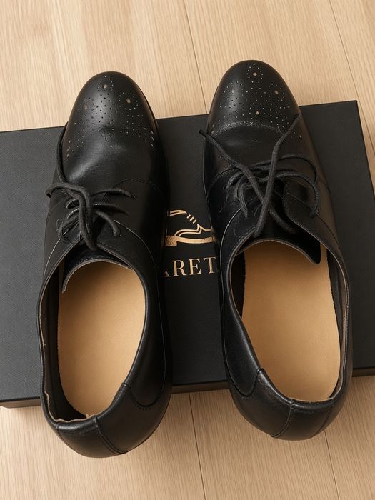Buty podwyższające męskie Faretti +9 cm wzrostu czarne eleganckie