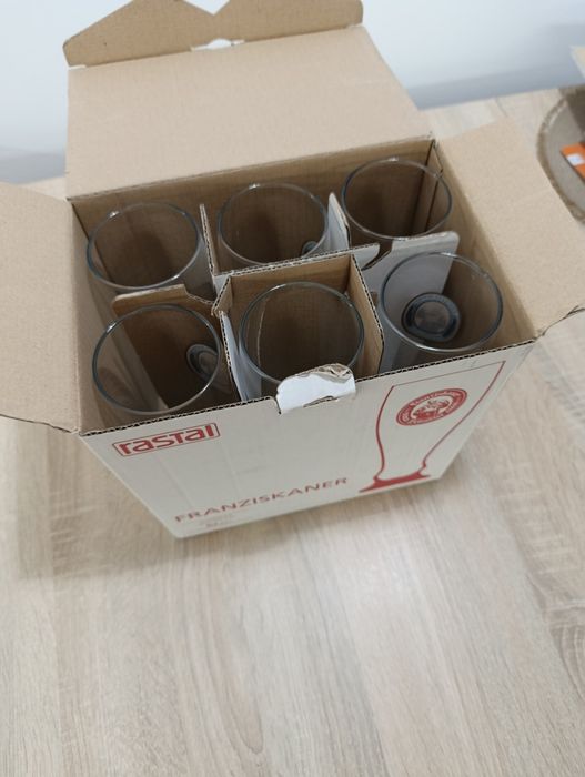 Zestaw 6 szklanek do Piwa Franziskaner