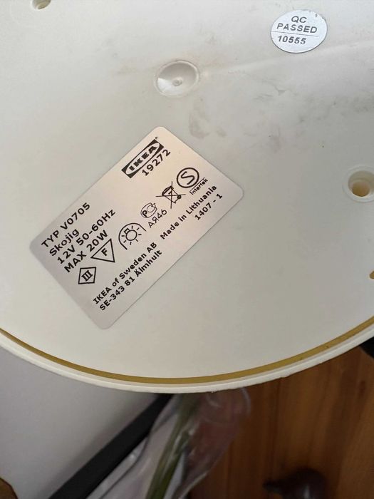 Candeeiro de parede Skojig (Ikea)