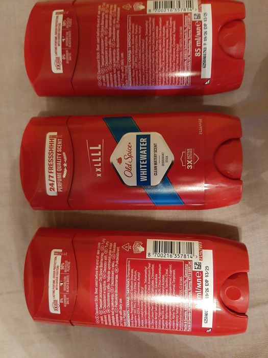 Męski dezodorant w sztyfcie  Old Spice Whitewater 3 szt. Xxlll nowe