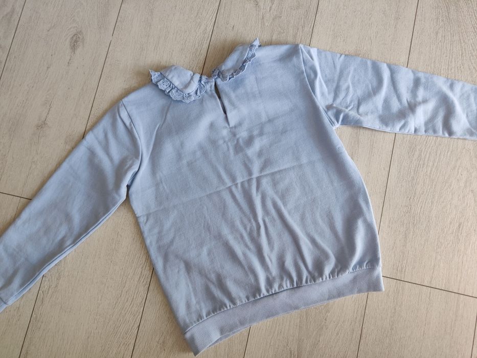 Cool club 140 bluza kołnierzyk koronkowy smyk