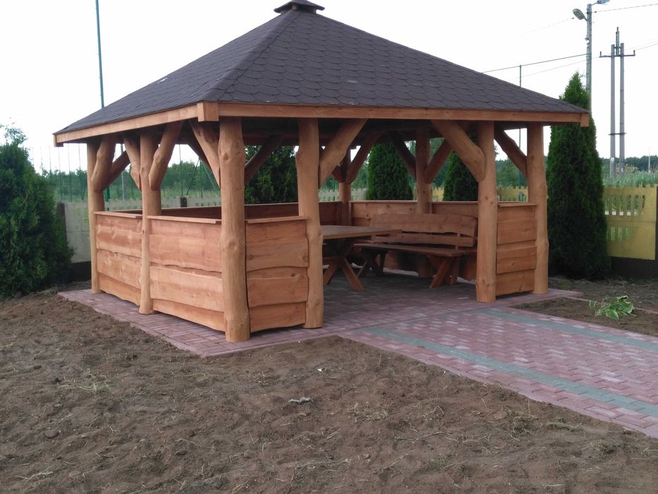 Altanka altany altana z GRUBEGO BALA DUŻA-PRODUCENT!!