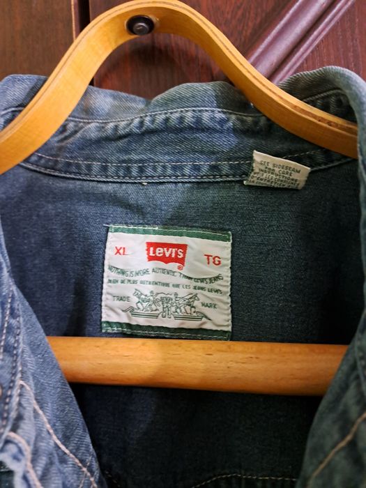 Рубашка  джинсовая Levis,  coton xl