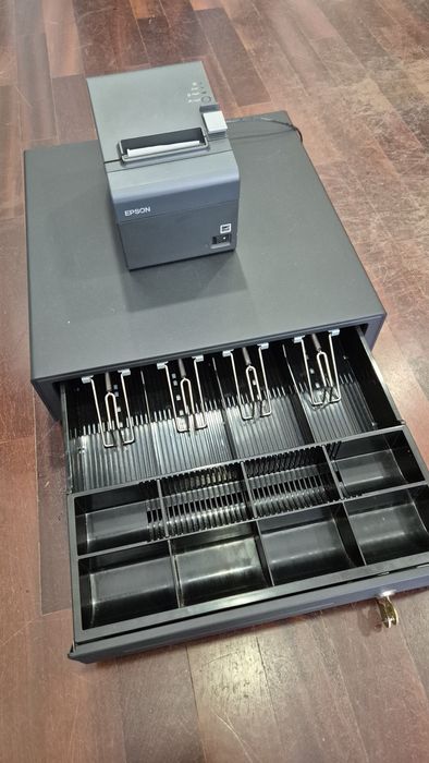 Gaveta moedas + impressora Epson