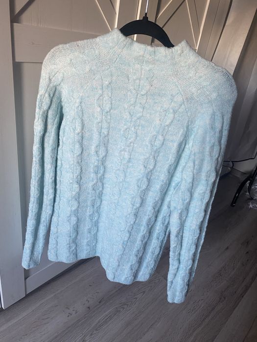 Sweter reserved turkusowy S 36 M 38
