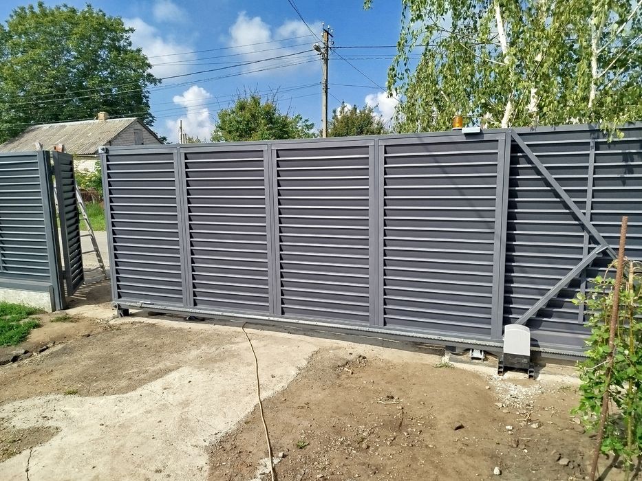 Ворота автоматические, откатные, распашные.