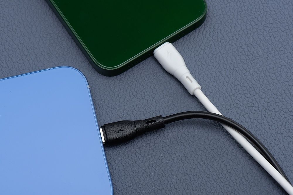 Kabel USB-C do Lightning Blue Star 2,4A 27W ECO 1 m PJ72-18-3 biały