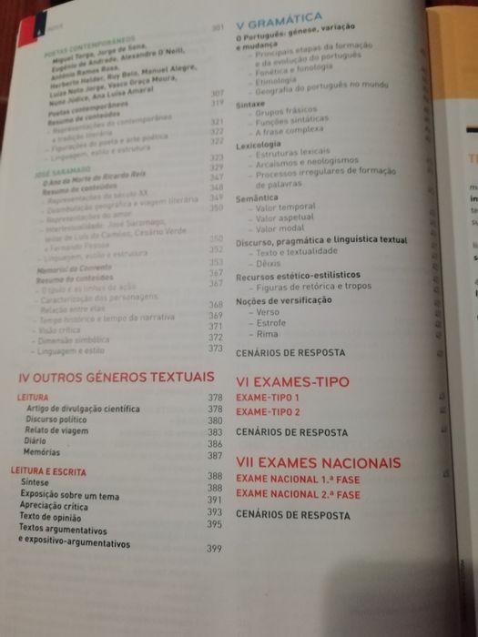 Preparação para o exame nacional de português 12 ano