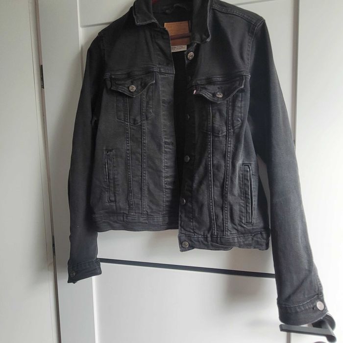Kurtka jeansowa czarna levis L