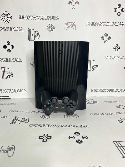 Игровая Приставка Playstation 3 PS3 Super Slim 500GB +40Игр Гарантия