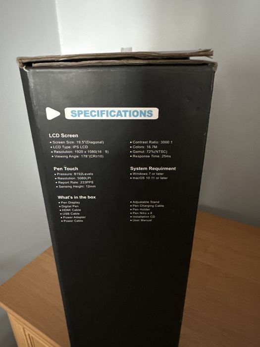 Tablet graficzny Huion Kamvas GT-191