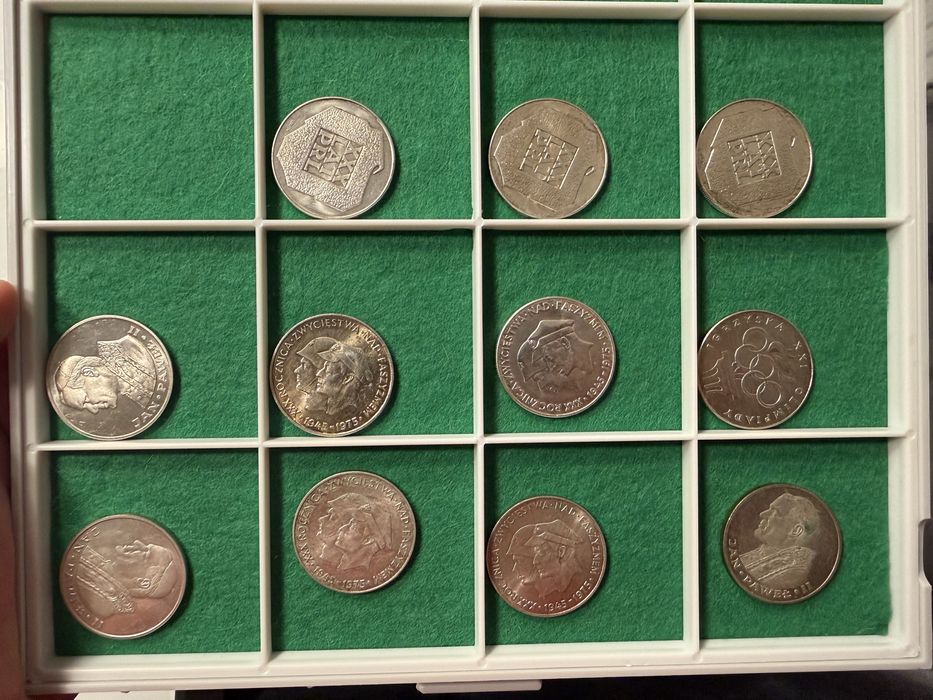 SREBRO monety IIIRP, PRL XXX lat prl, Faszyzm, Olimpiada medale