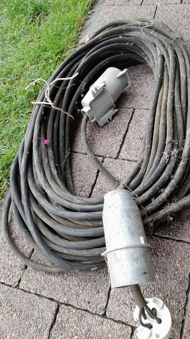 Kabel siłowy 4żyły,jak nowy,extra stan,45mb
