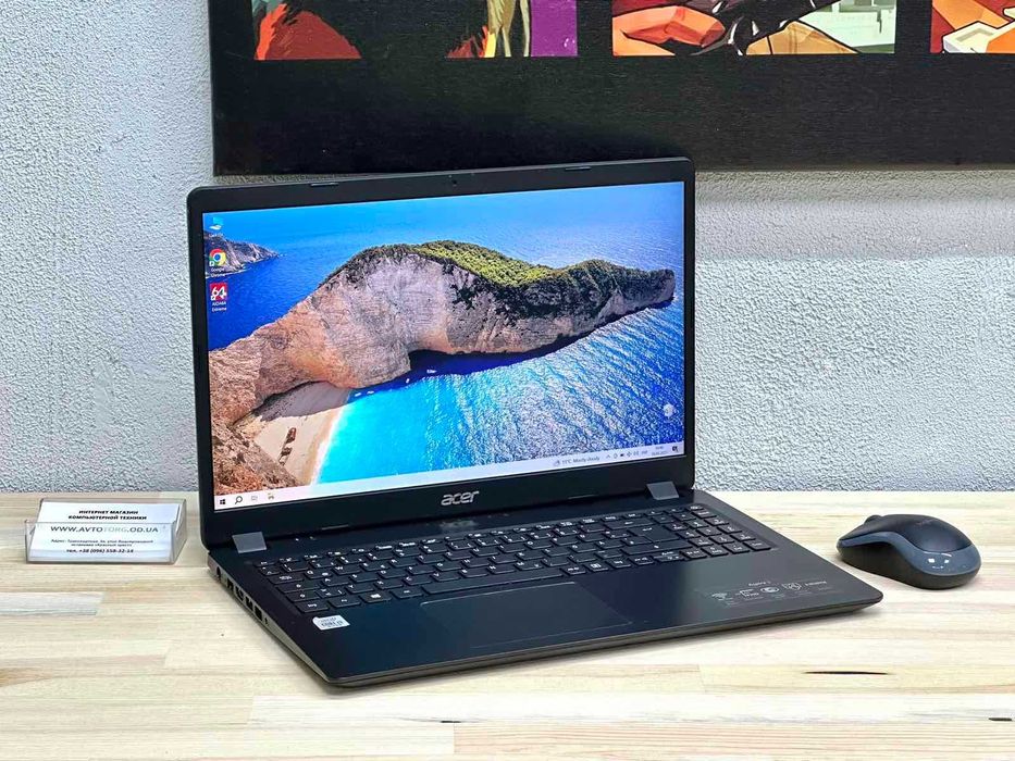 • 15 Дюймовий офісний ноутбук Acer Aspire A315-56 / Core i3-1005G1 •