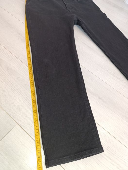 Spodnie Jeansowe Czarne Xl