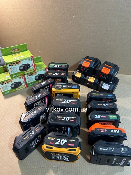 Акумуляторні батареї Procraft Revolt Stromo M1 series 1.5а 2А 4а 8а ак