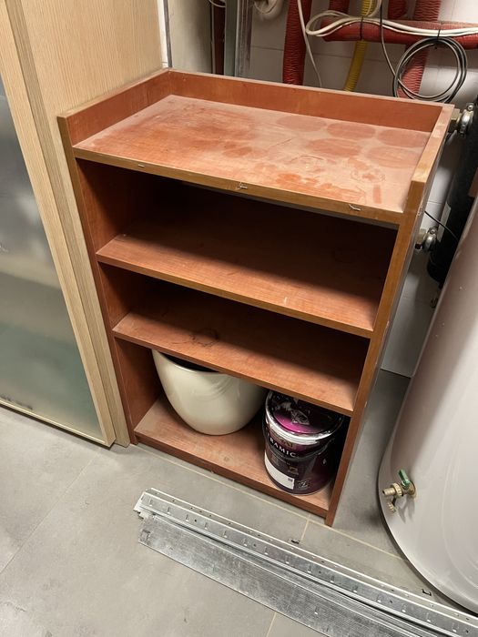 Regal wys. 91 wymiary 60x35cm brąz