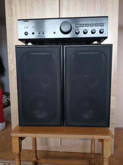Zestaw wzmacniacza audio ,kolumny Denon.