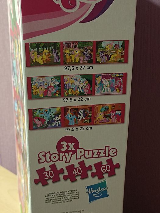 Mega puzzle Kompletne 390 elementów My Little Pony Trefl 4+ kucyki