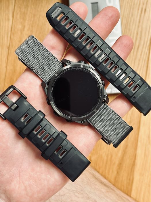 Garmin Fenix 8 47 mm, Sapphire Carbon Grey, Titanium, gwarancja