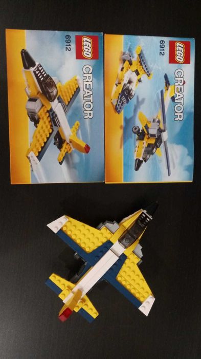 Lego creator 6912. samolot.  łódź.  helikopter, komplet + instrukcja