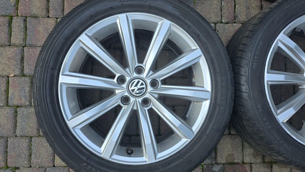 Komplet kół koła felgi VW Passat 17" opony letnie ie 215/50/17
