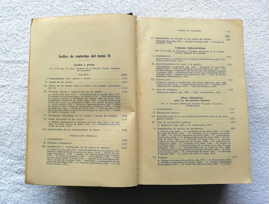 Livro Manual Del Ingeniero Constructor Vol II, 1948